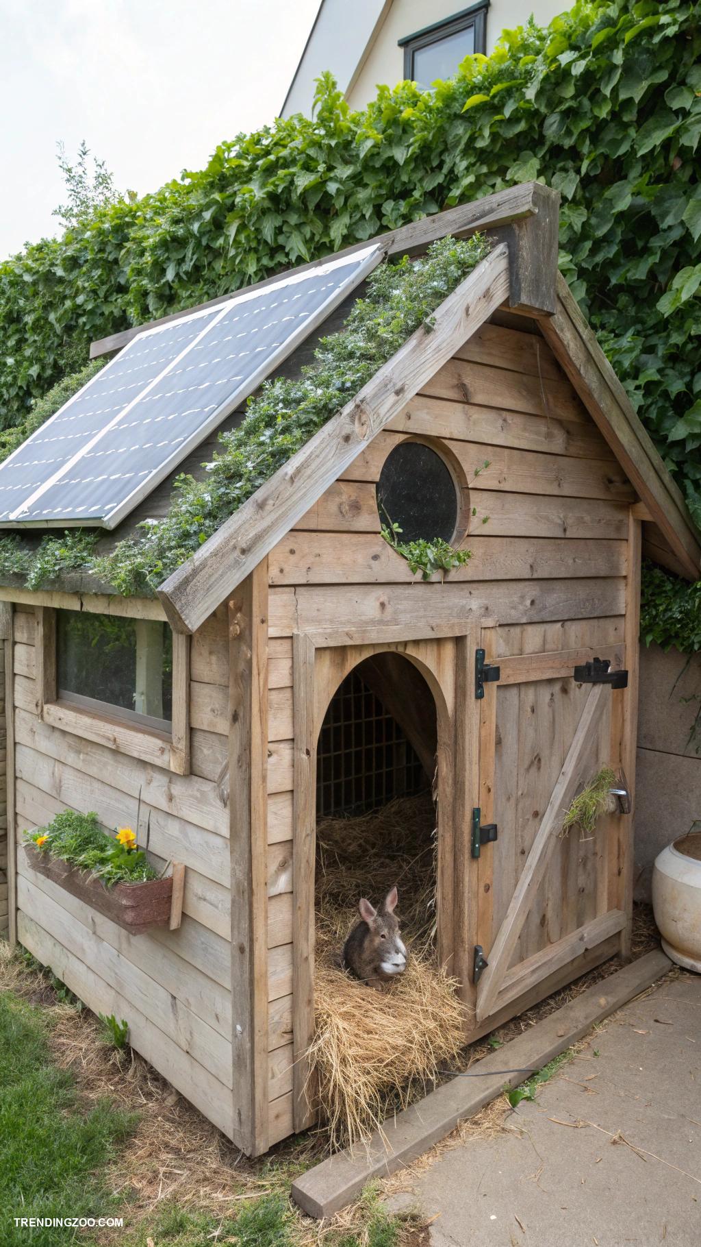 bunny sheds Eco friendly shed made from recycled materials