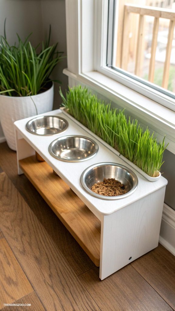 View of 10 Practical Cat Food Station Ideas for Your Home