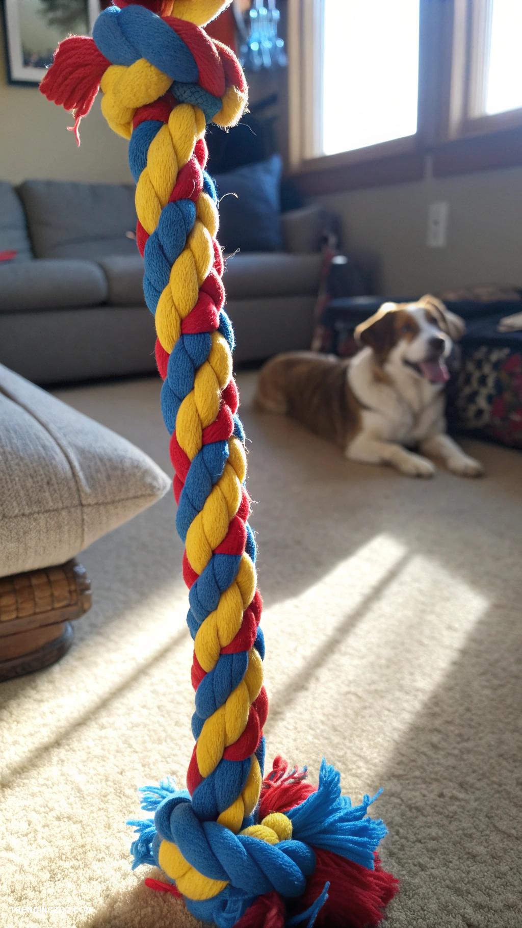 diy dog gifts DIY dog toy from old t shirts