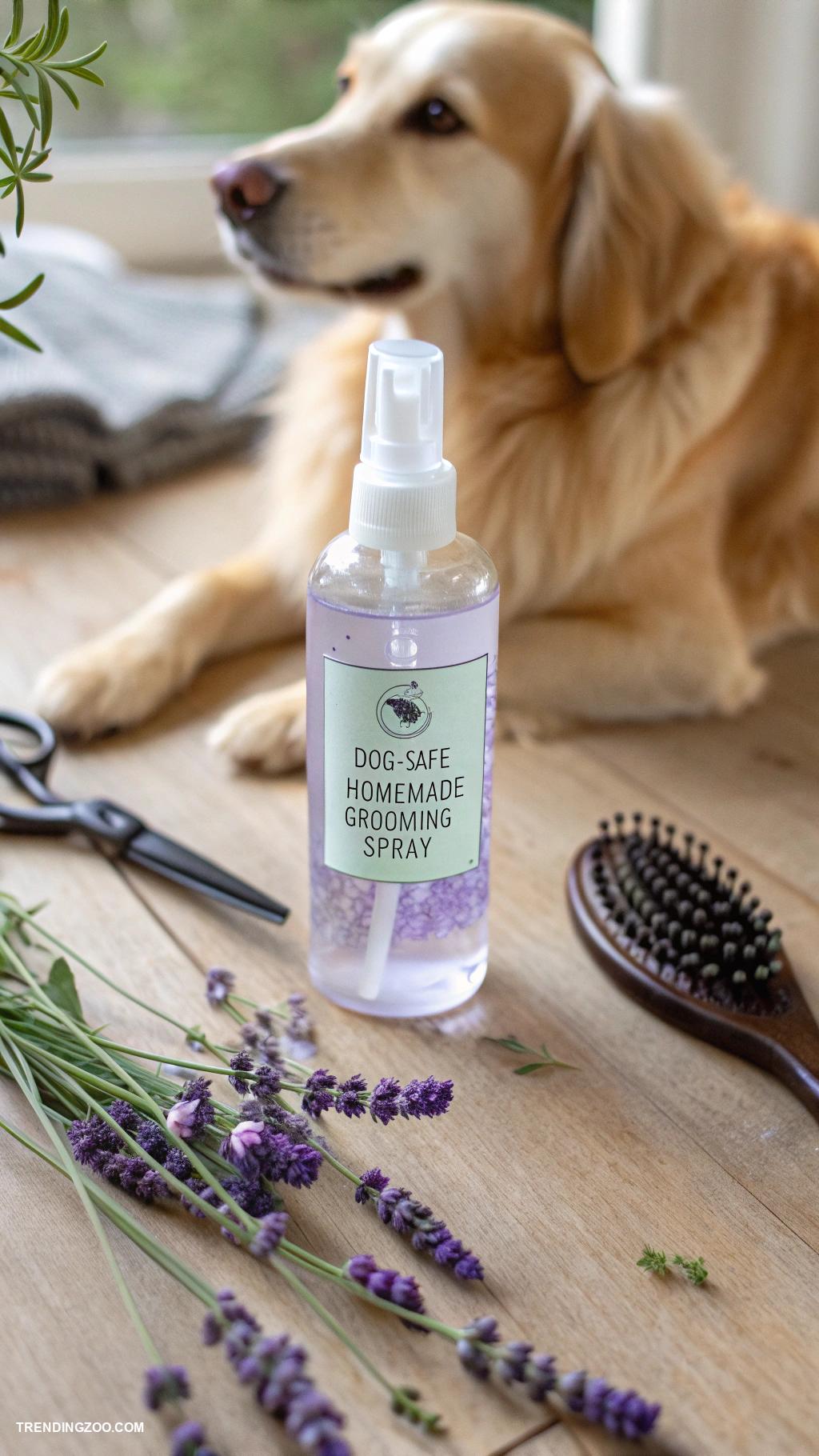 diy dog gifts Dog safe homemade grooming spray