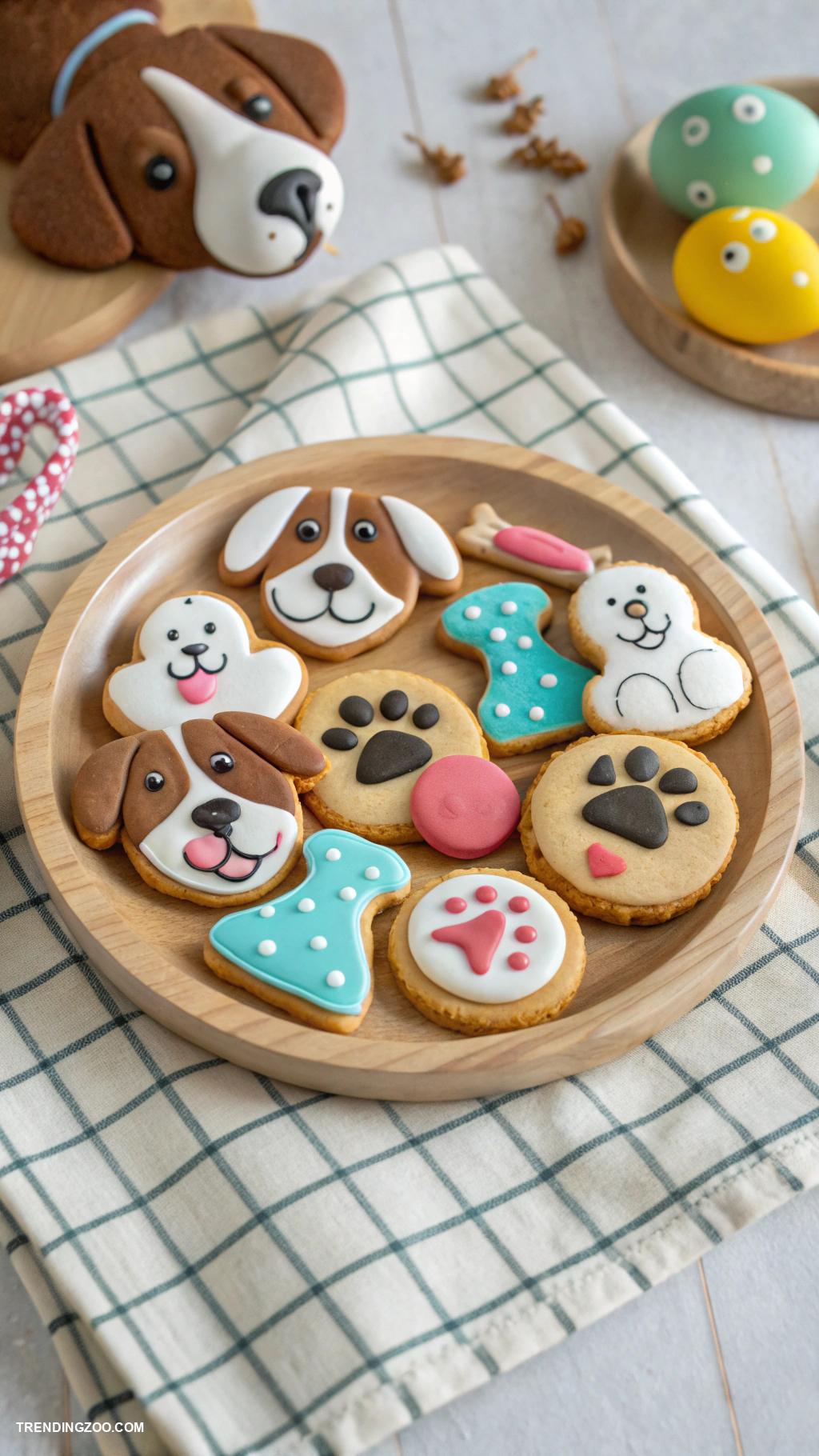 diy dog gifts Pet themed home baked cookie set