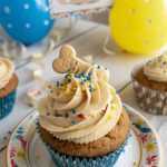 dog birthday cake Peanut Butter Banana Pupcake