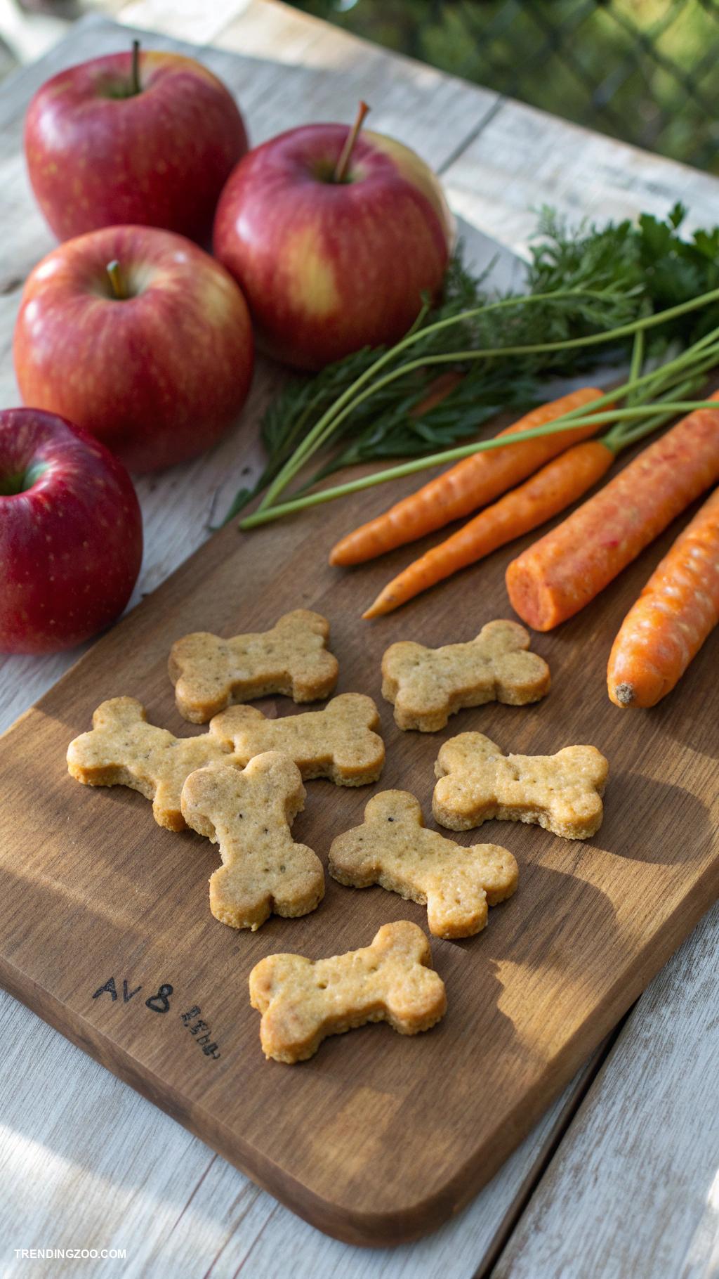 homemade dog biscuits Carrot and Apple Mini Biscuits