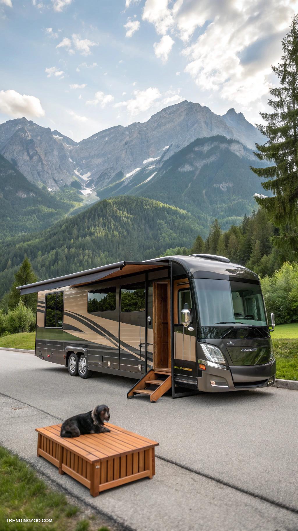 luxury dog house designs Luxury RV for road trip adventures