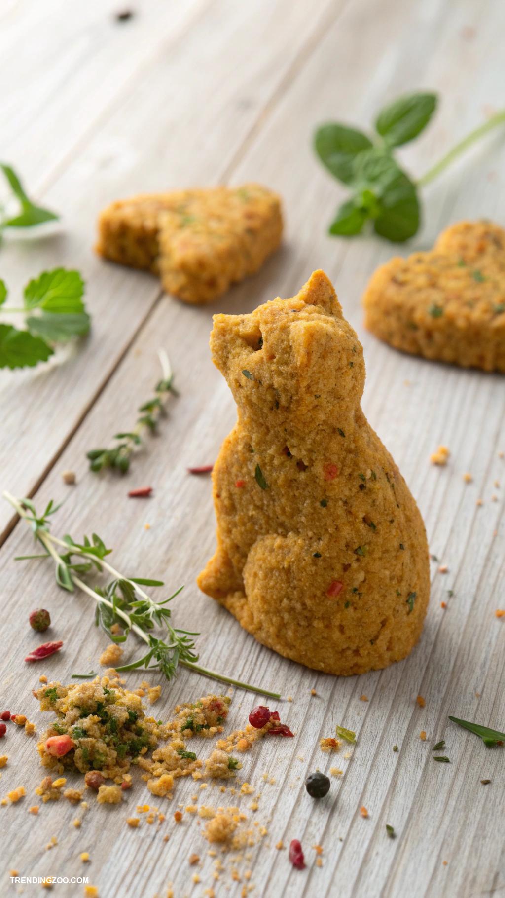 pet treat recipes Chicken Flavored Cat Crunchies