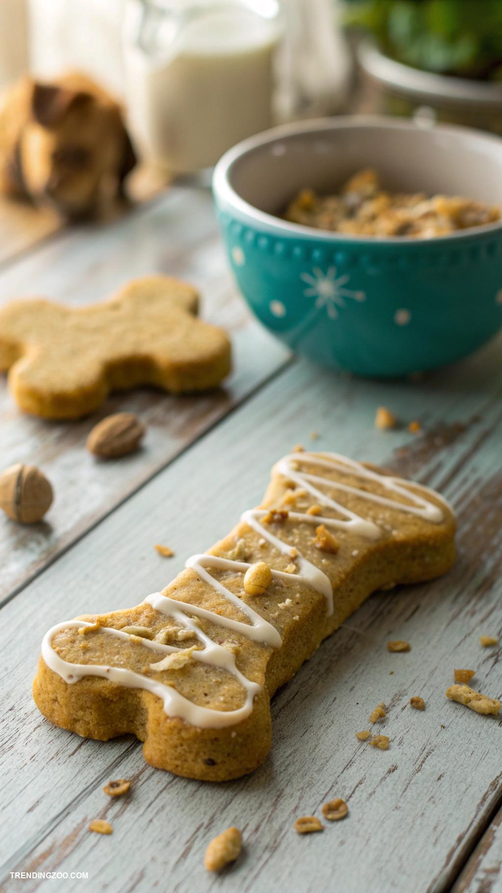pet treat recipes Peanut Butter Banana Dog Biscuits