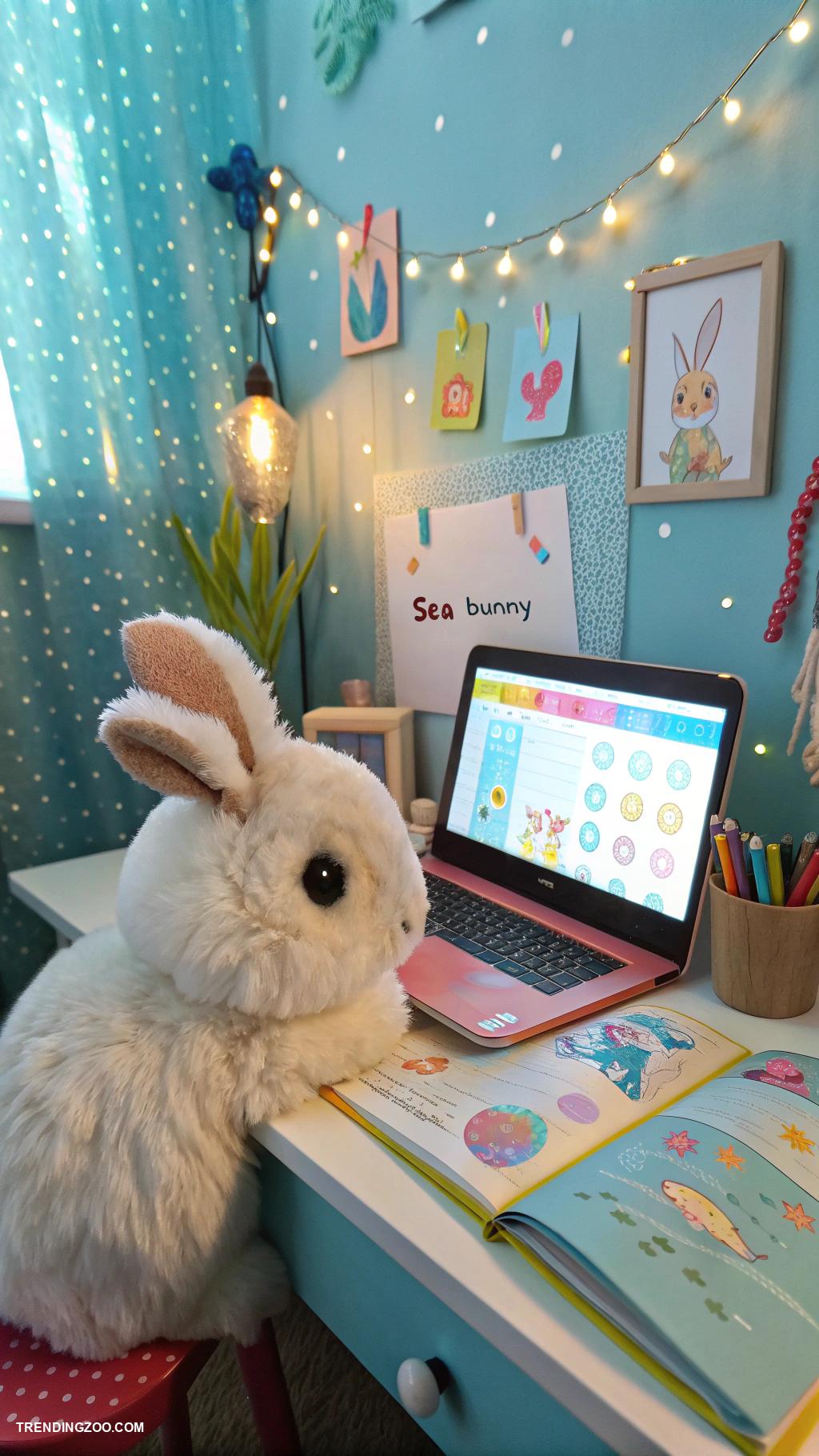 sea bunnies Interactive sea bunny learning games online