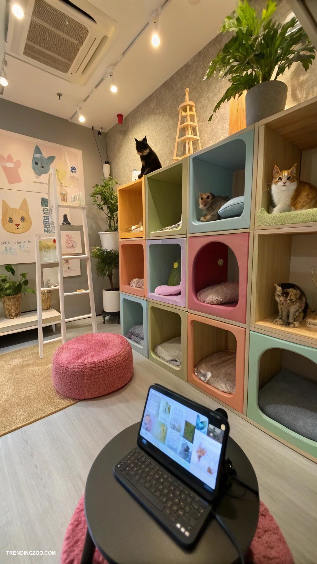 cat hotel ideas 247 webcam access for pet owners