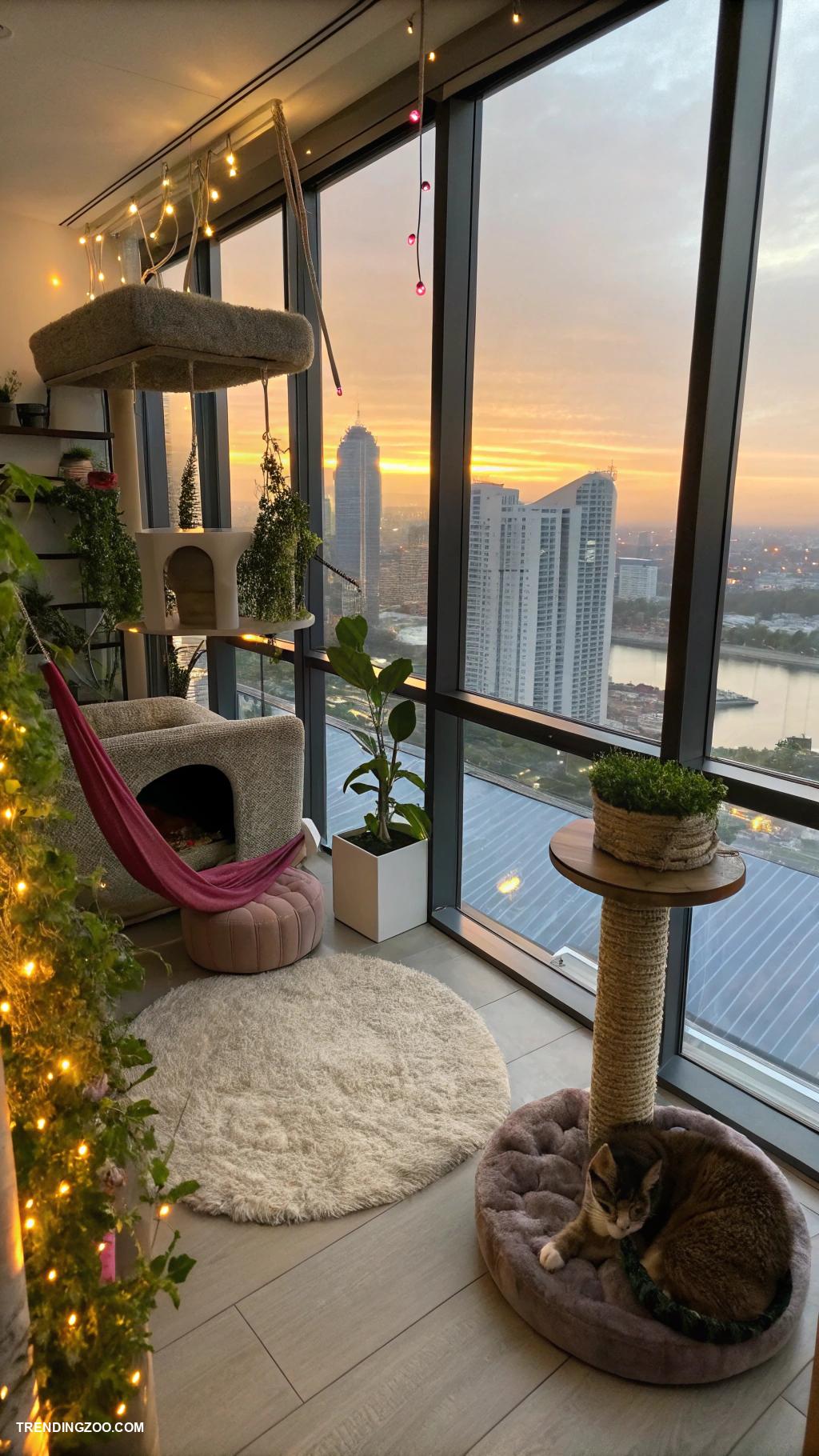 cat hotel ideas Luxury suites with panoramic views