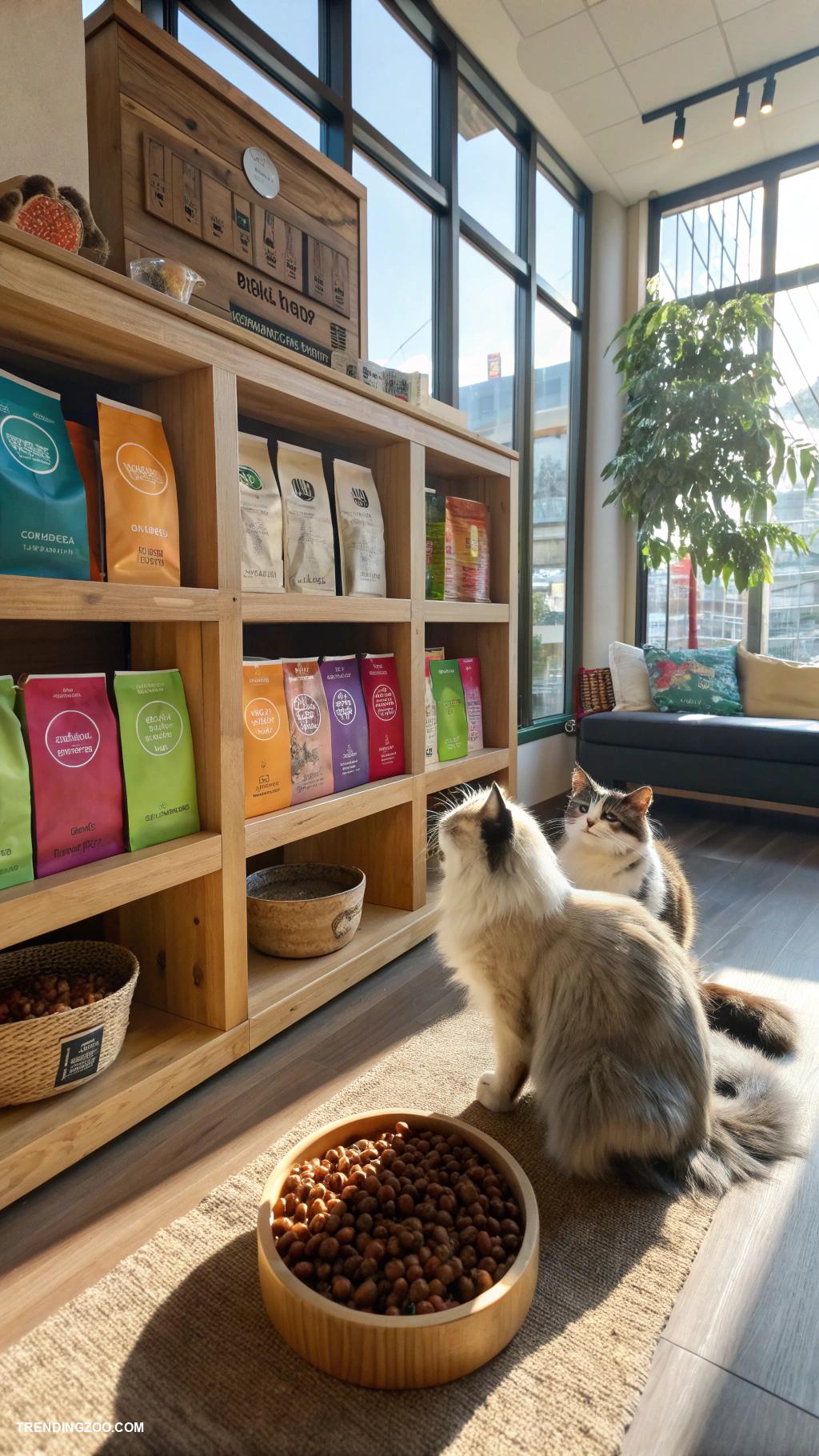 cat hotel ideas Organic cat food and treats included