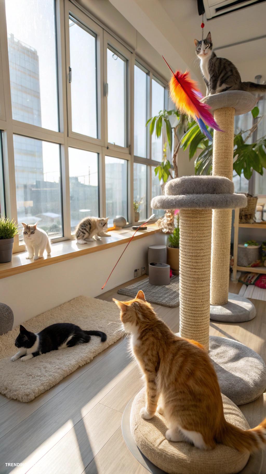 cat hotel ideas Playdates with other friendly cats