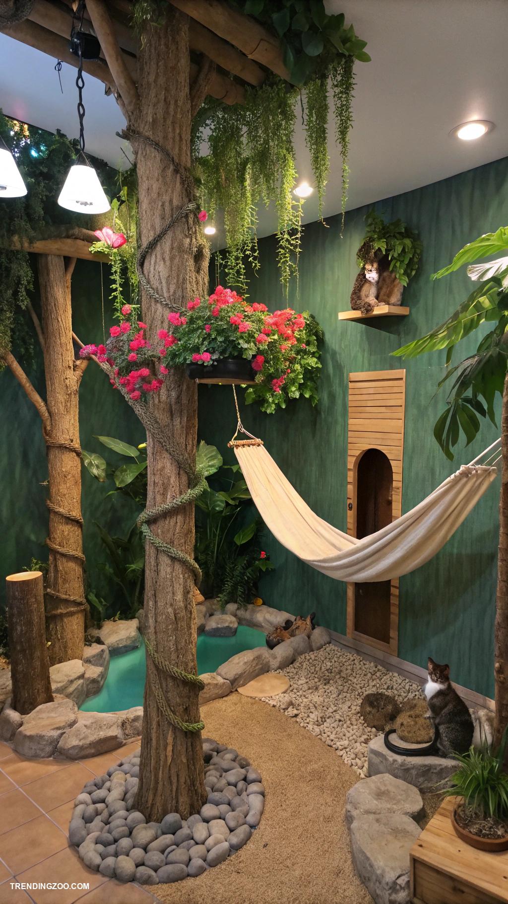 cat hotel ideas Themed rooms for adventurous cats