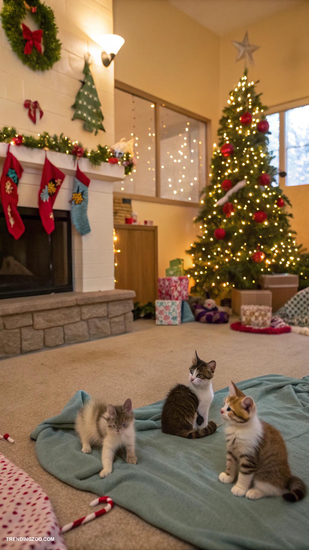 christmas kittens Christmas themed kitten adoption event