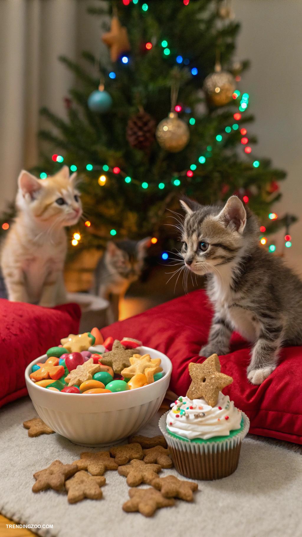 christmas kittens Festive treats for your furry friends