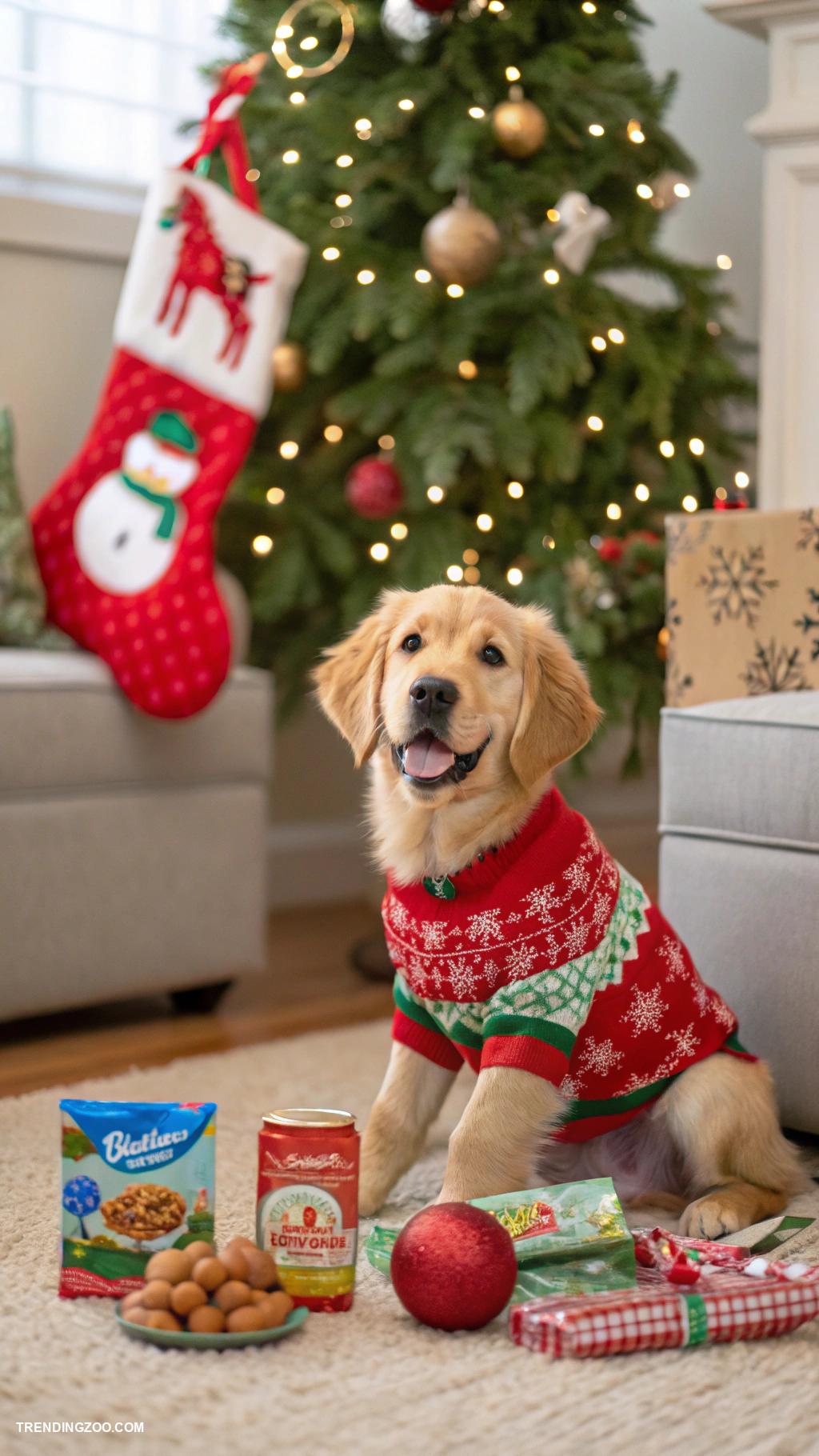 christmas puppies Festive puppy stocking stuffers