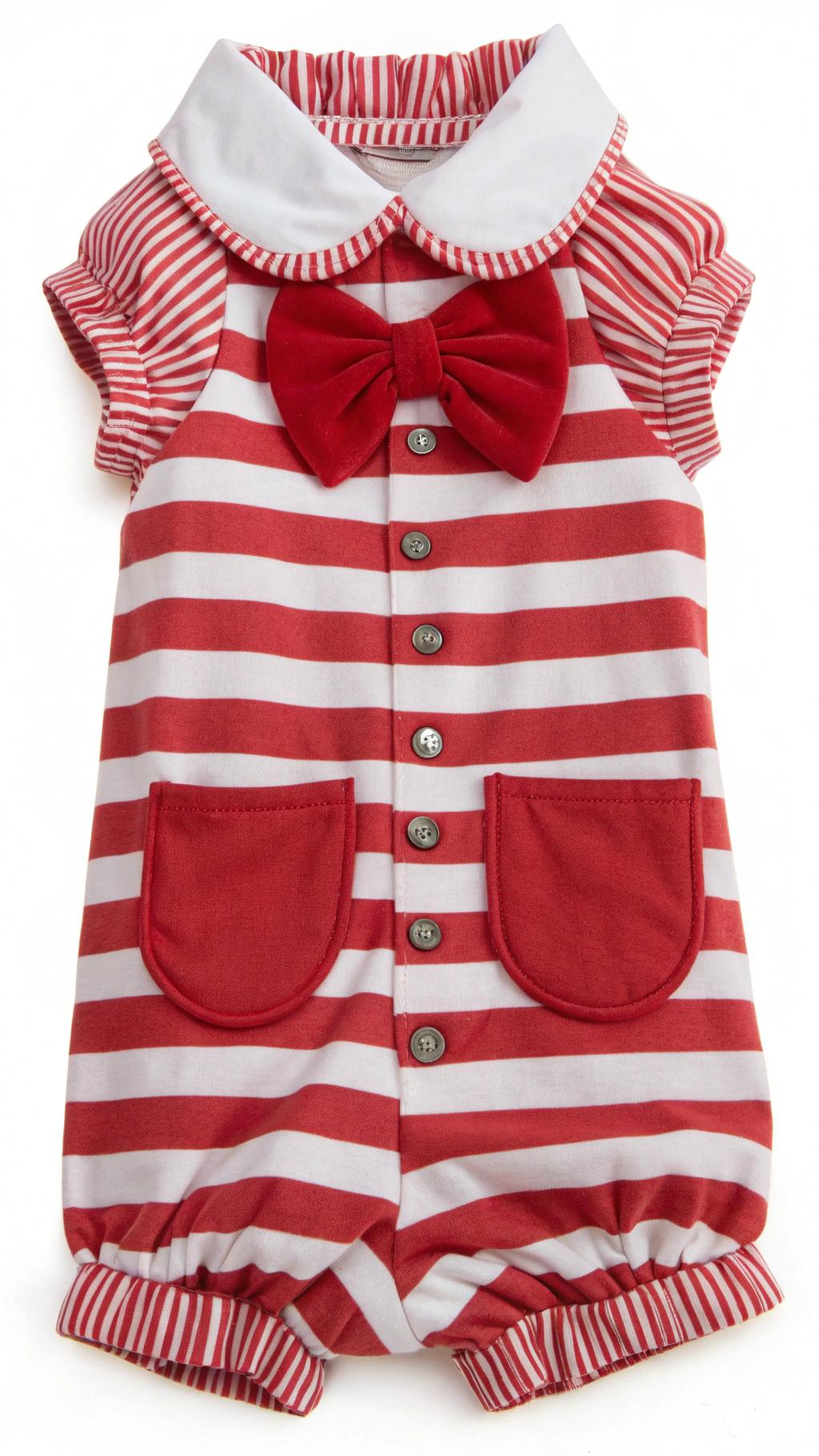 christmas puppy outfits Candy cane striped outfit for sweet charm