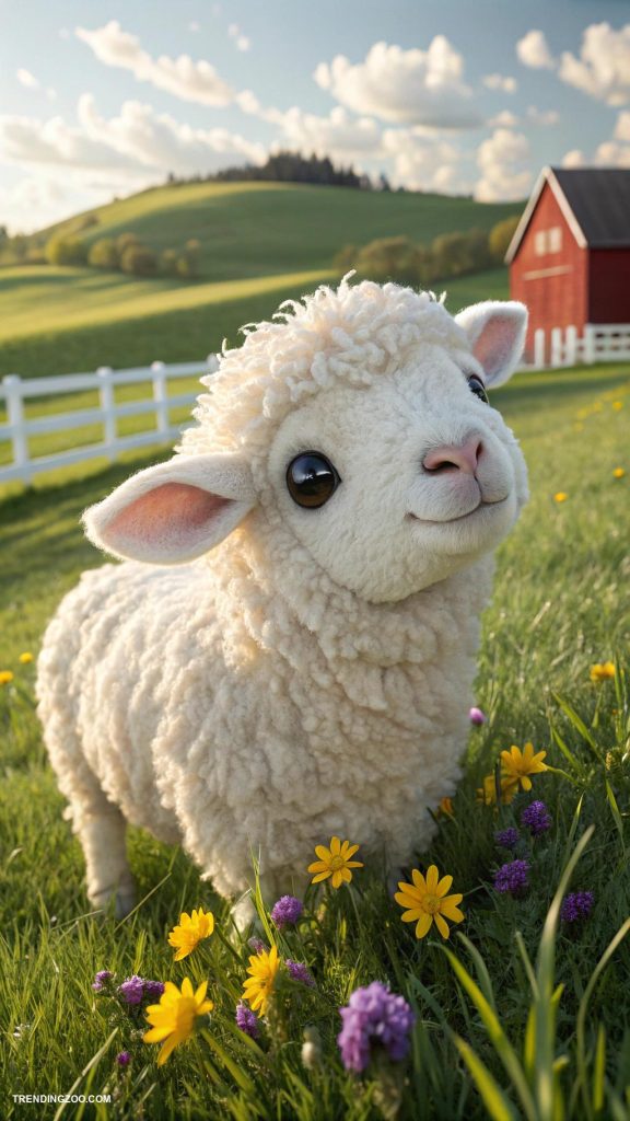 cute farm animals Cuddly sheep for warm woolly cuddles