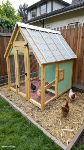diy chicken pen ideas Compact urban chicken pen solution