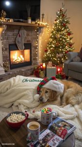 golden retriever christmas Golden retriever Christmas movie night suggestions