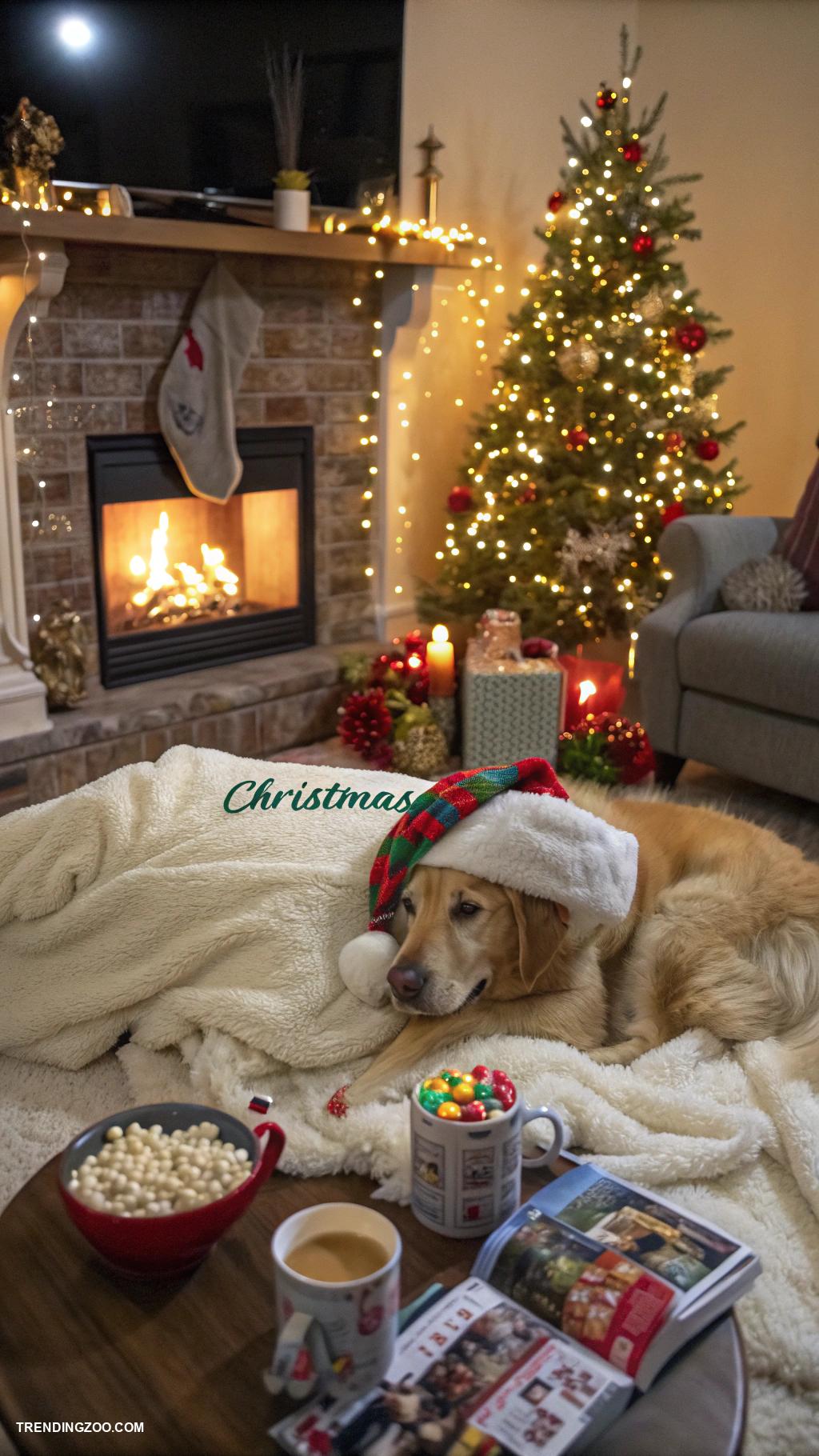 golden retriever christmas Golden retriever Christmas movie night suggestions