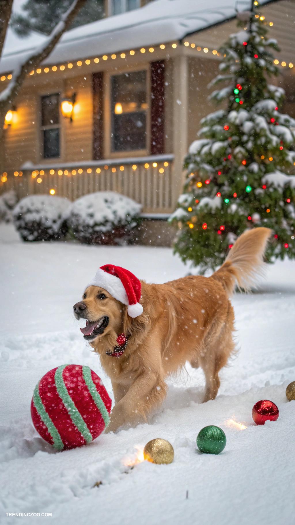 golden retriever christmas Holiday themed golden retriever games to play