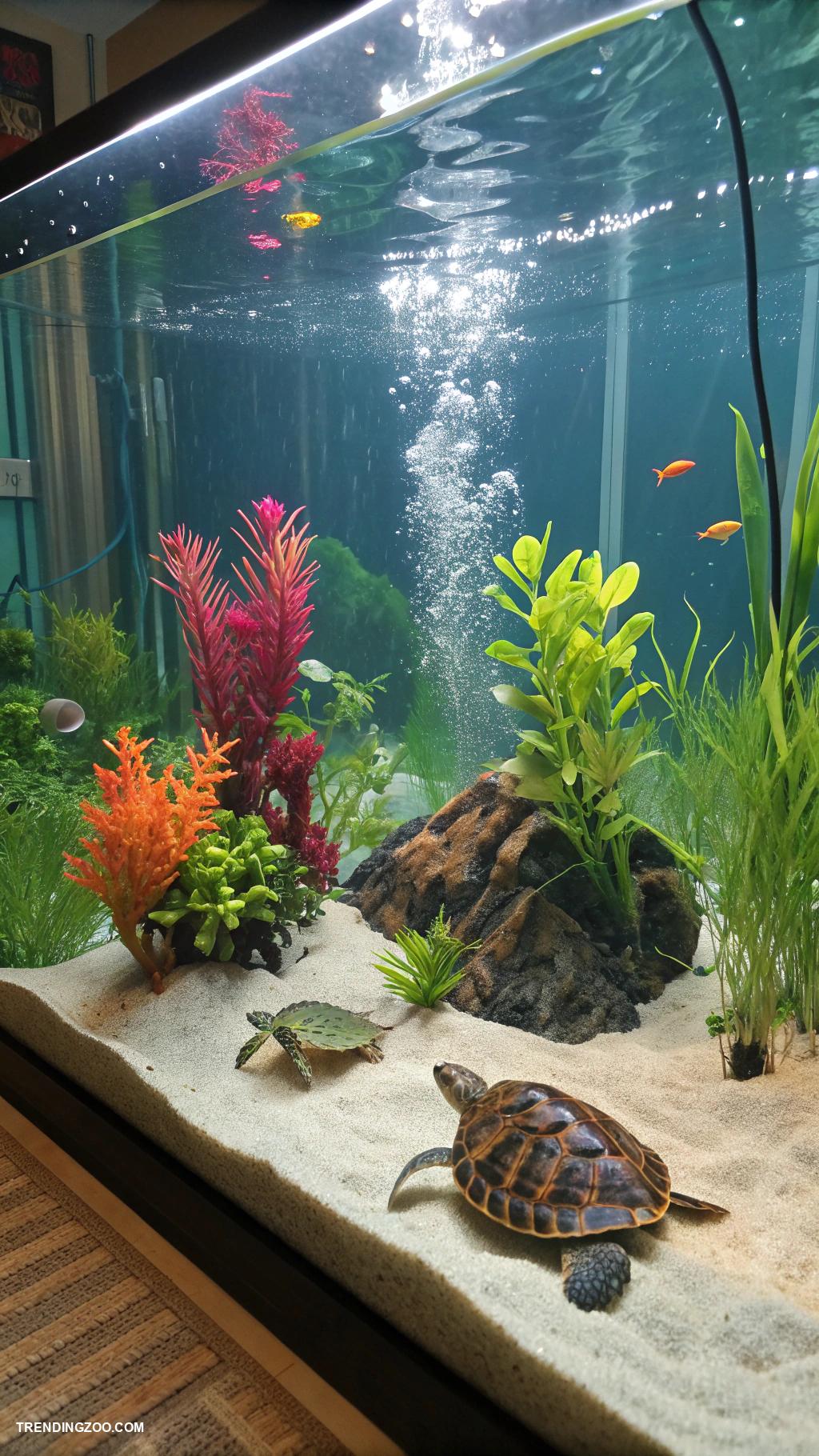turtle terrarium ideas Underwater paradise with live plants