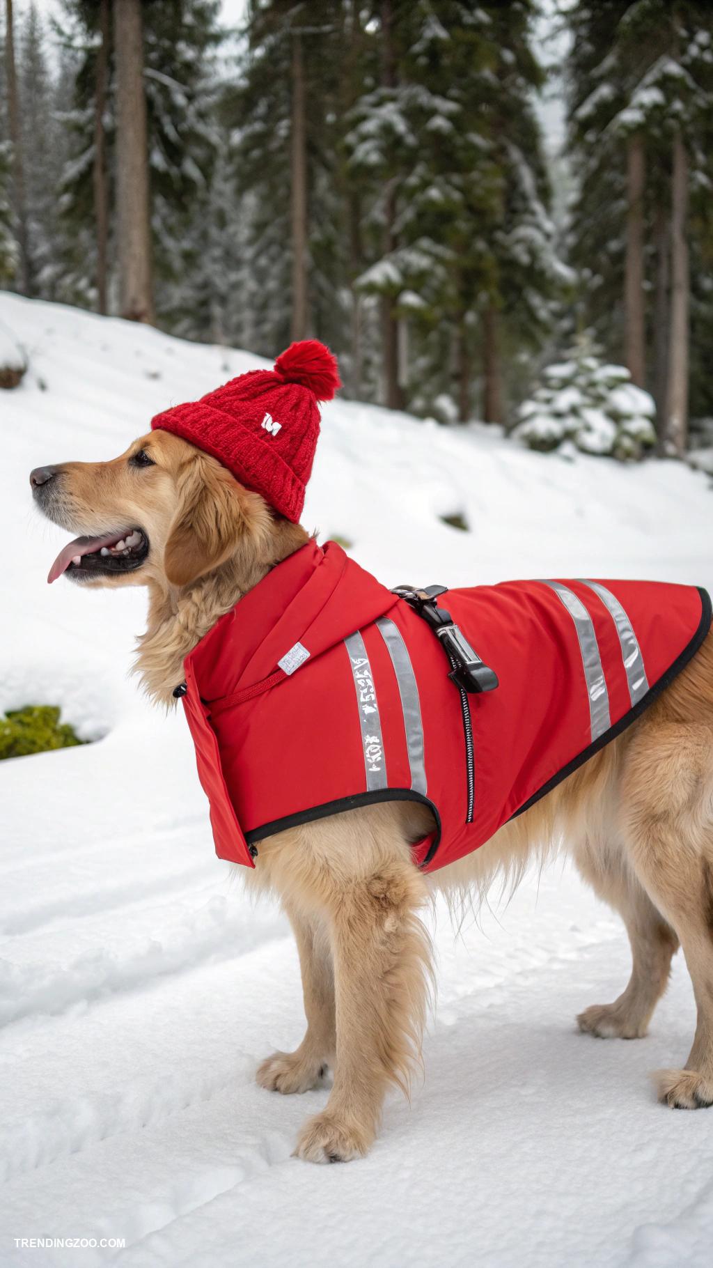 winter dog outfits Insulated vest for extra warmth