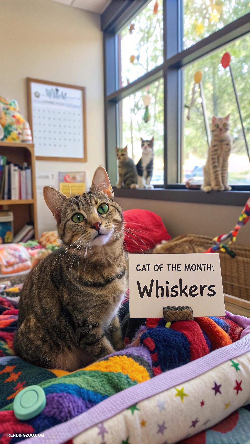 cat sanctuary ideas Implement a cat of the month feature