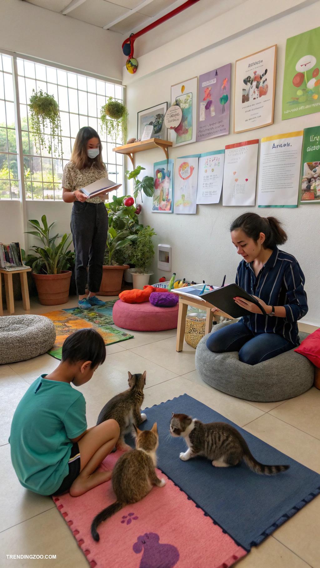 cat sanctuary ideas Offer cat care workshops for families