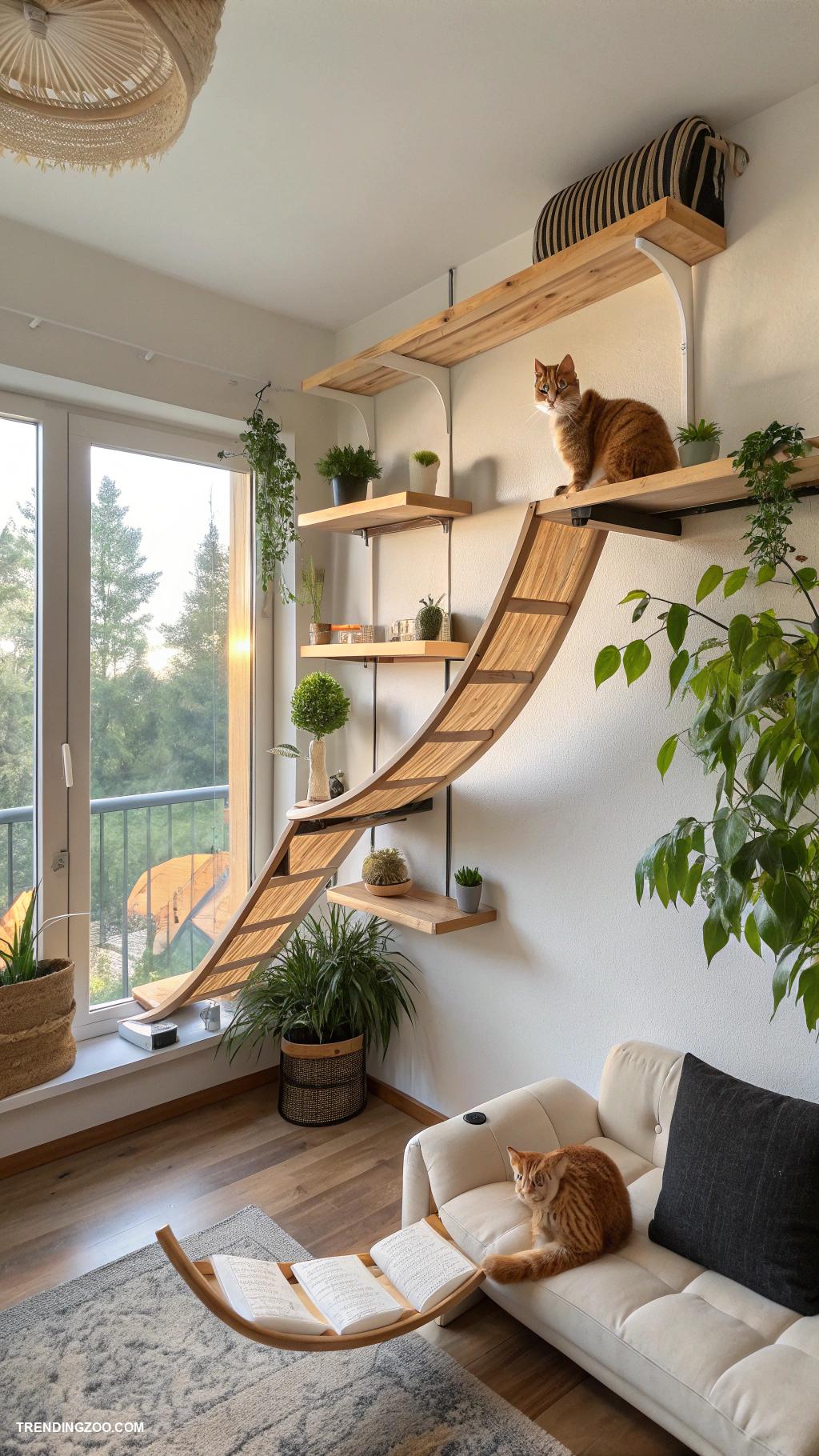 cat wall ideas Cat wall bridges for easy access