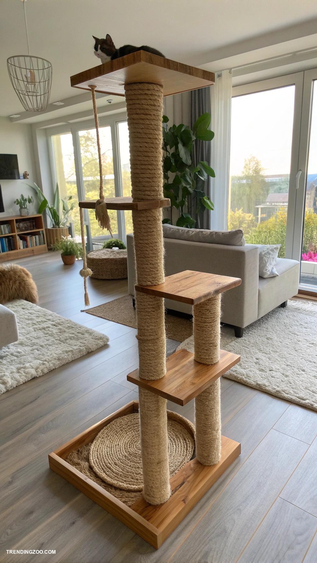 diy catwalks for cats Catwalks with integrated scratching posts