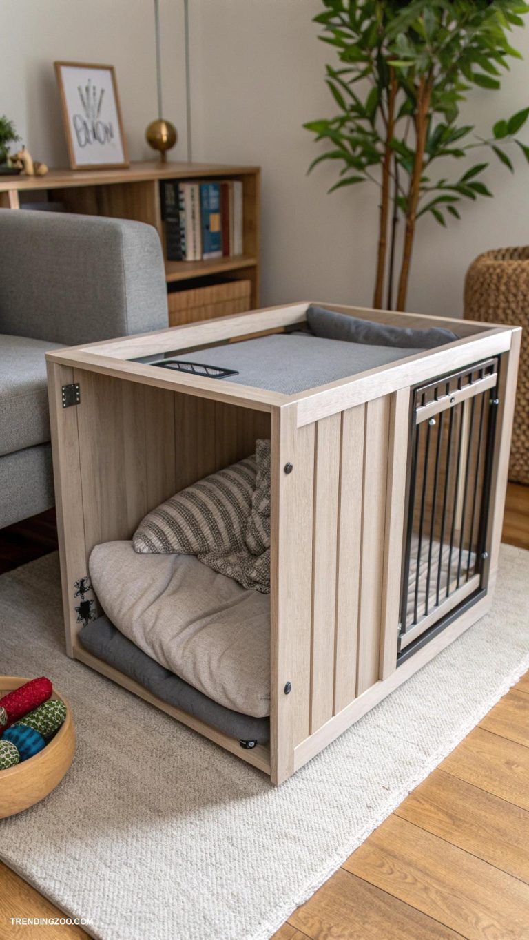 Image showcasing 10 Creative Dog Crate Ideas for a New Setup