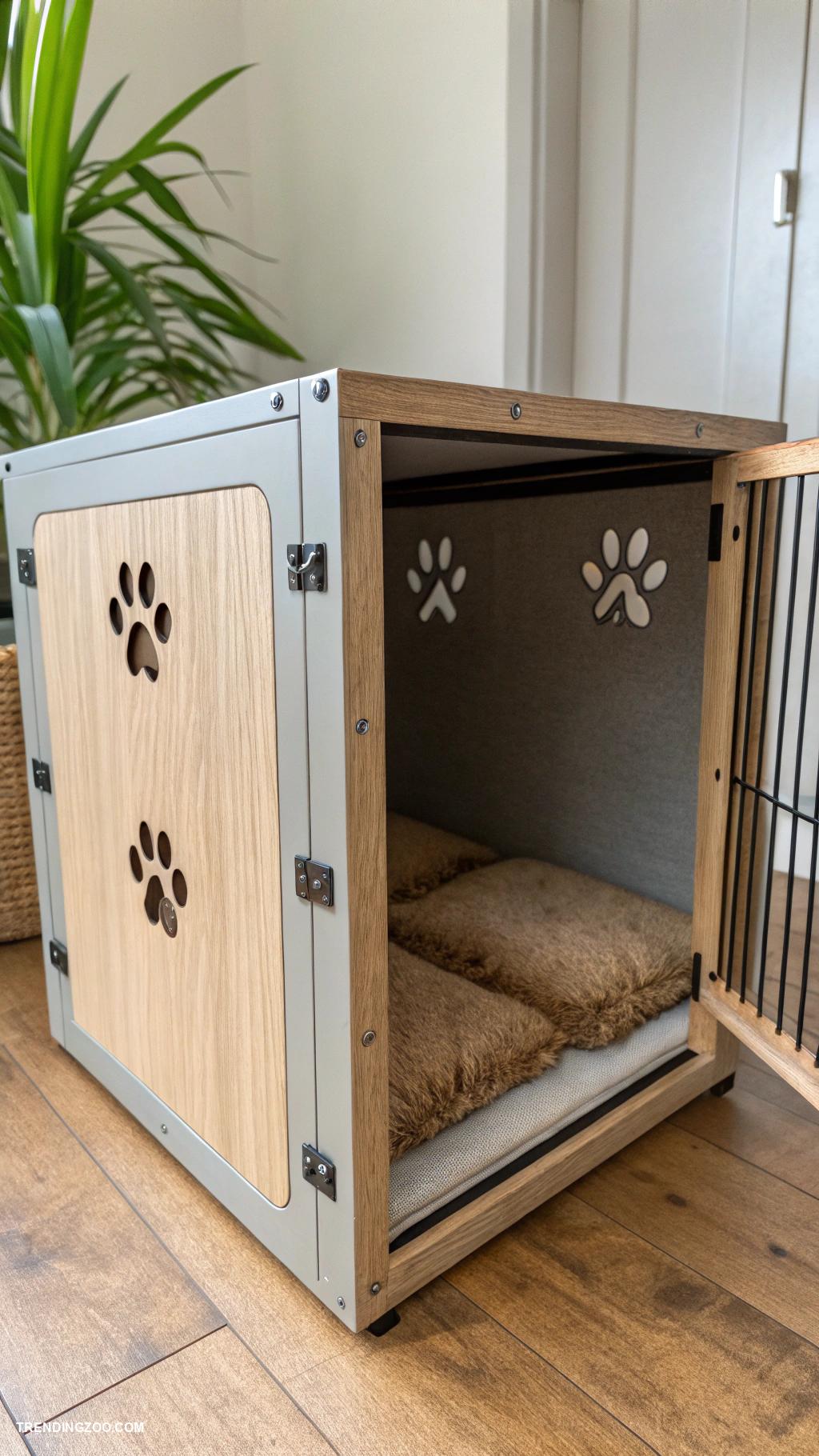 dog crate ideas Eco friendly recycled material dog crate