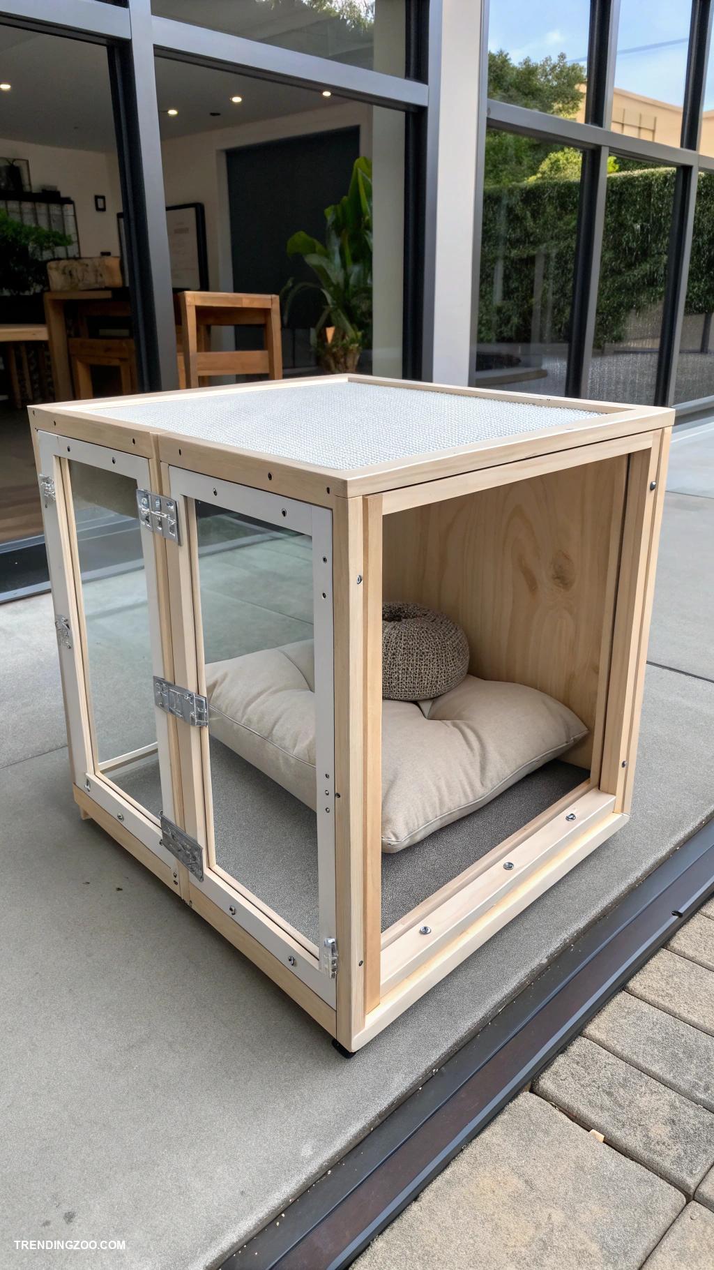 dog crate ideas Modern minimalist design for urban living