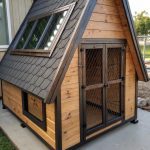 dog houses for large dogs A frame design for stability and style