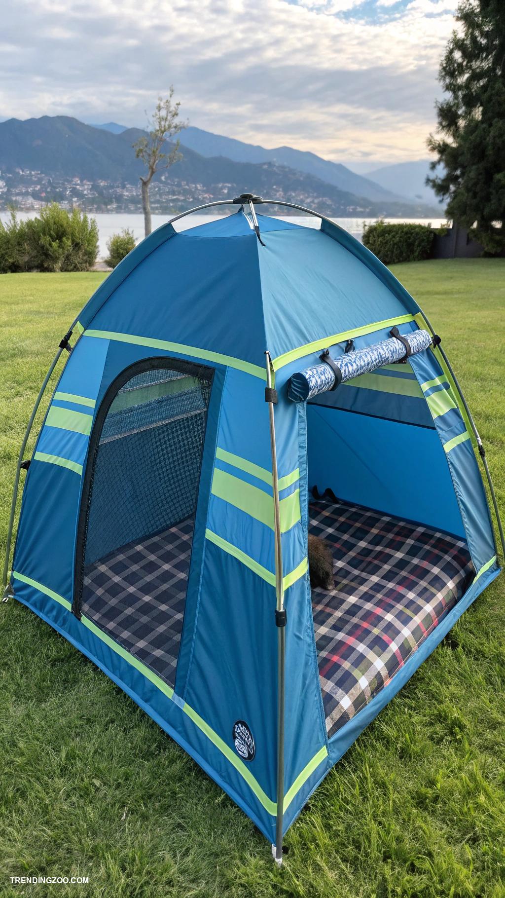 dog houses for large dogs Portable tent style for outdoor adventures