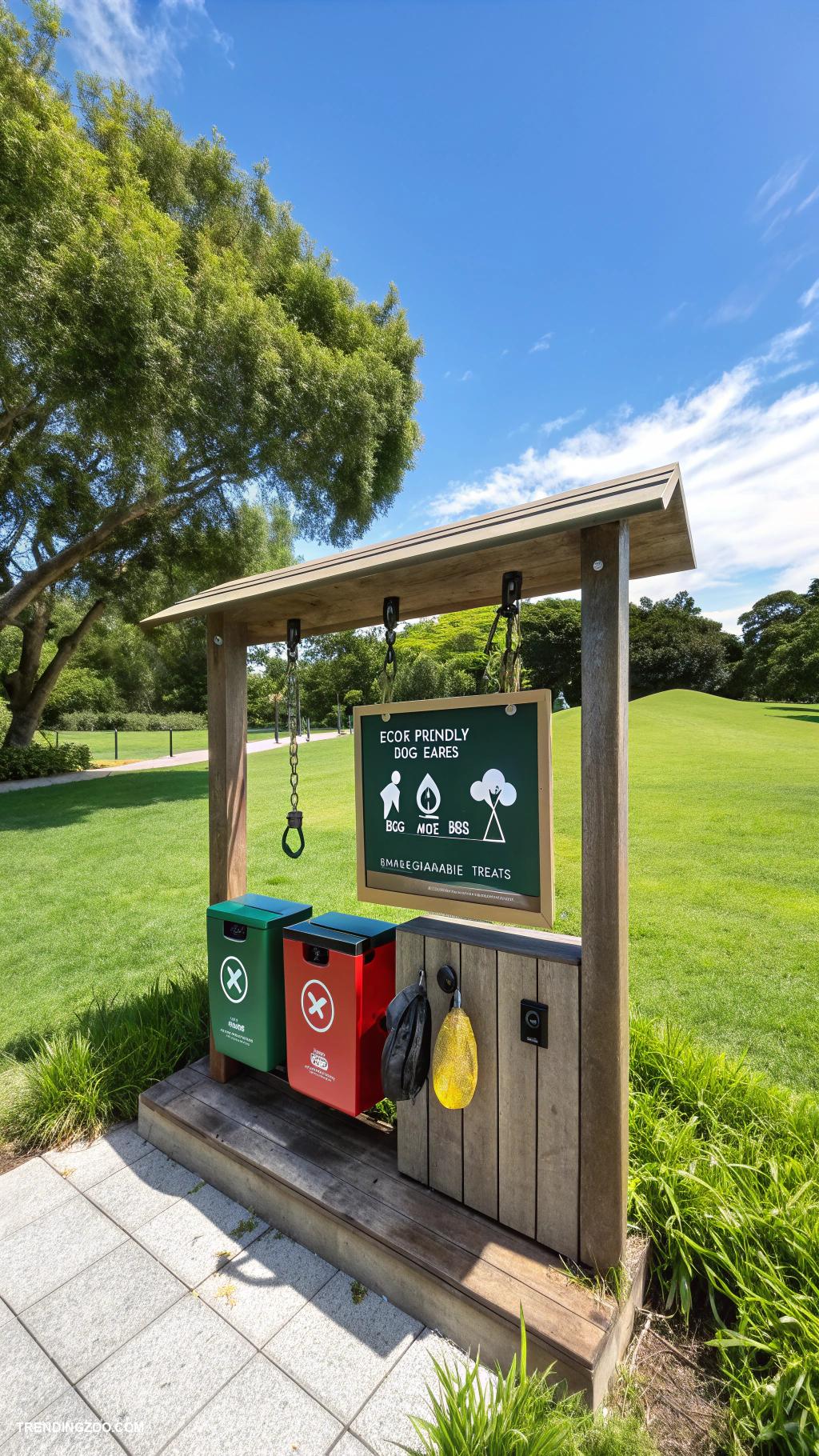 dog leash station Recyclable leash station for sustainable pet ownership