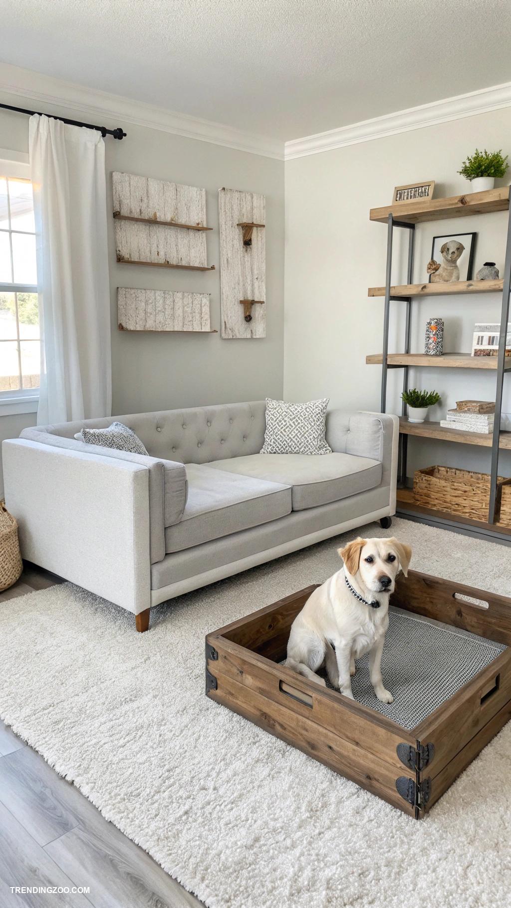 dog playroom Chew proof furniture for durability and style