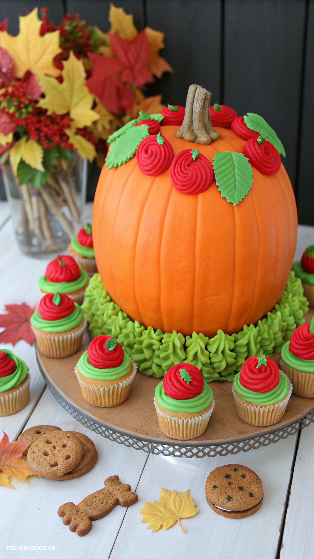 dog themed cakes Pumpkin and Applesauce Dog Cake