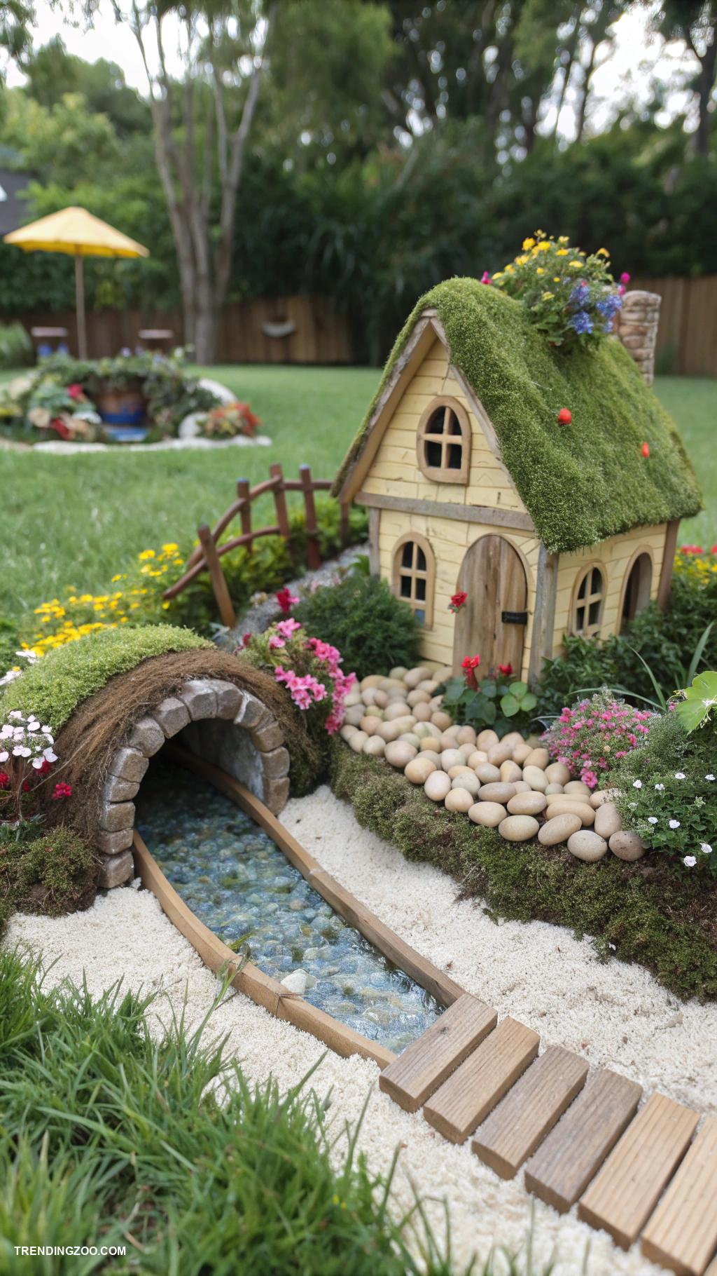 hamster house Garden themed outdoor play area