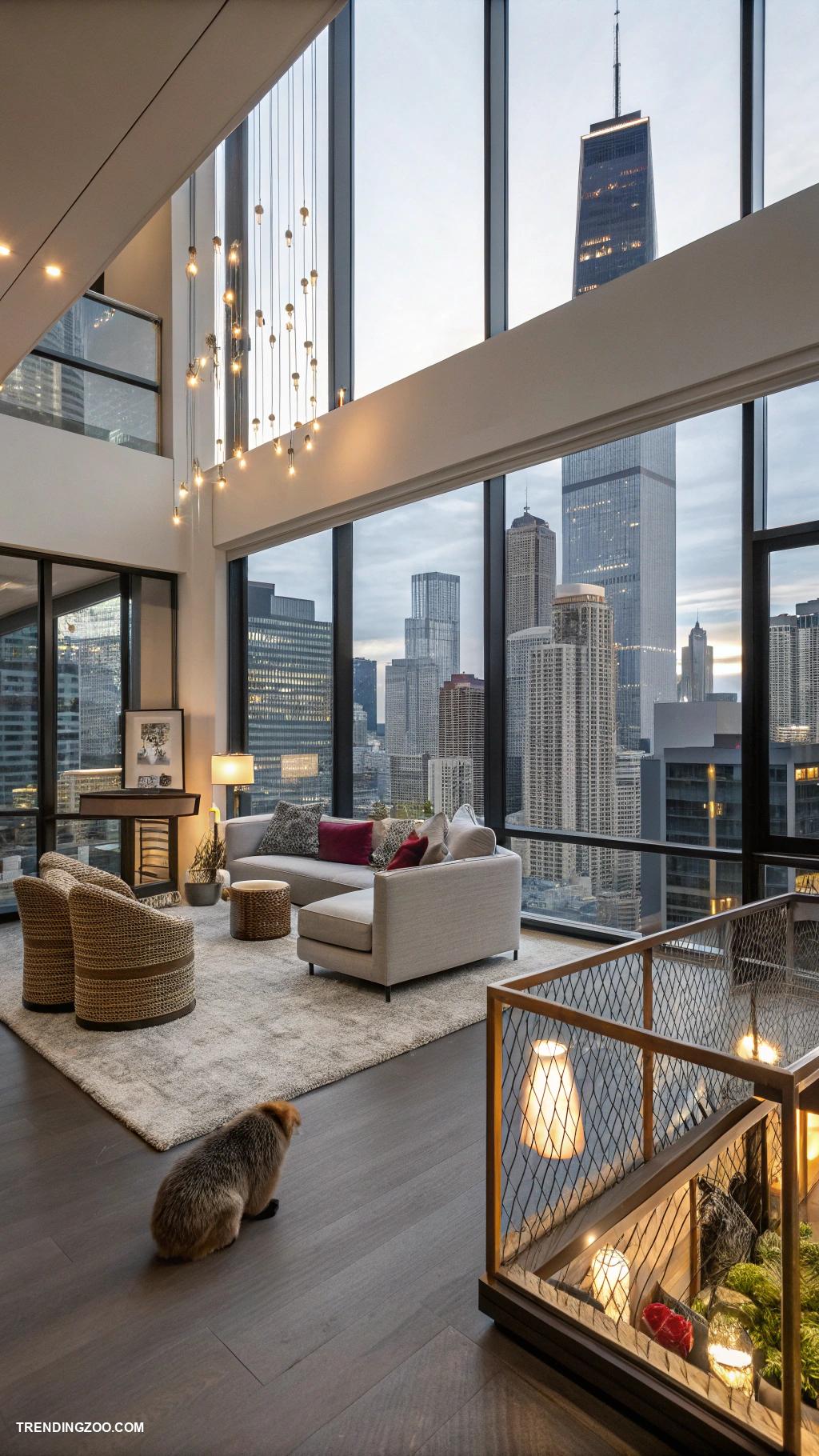 hamster house Luxury penthouse with tunnels