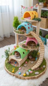 hamster house Multi level maze for exploration