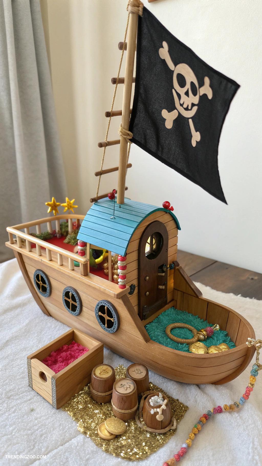 hamster house Themed pirate ship adventure