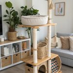 cat corner ideas Multi level cat tree design
