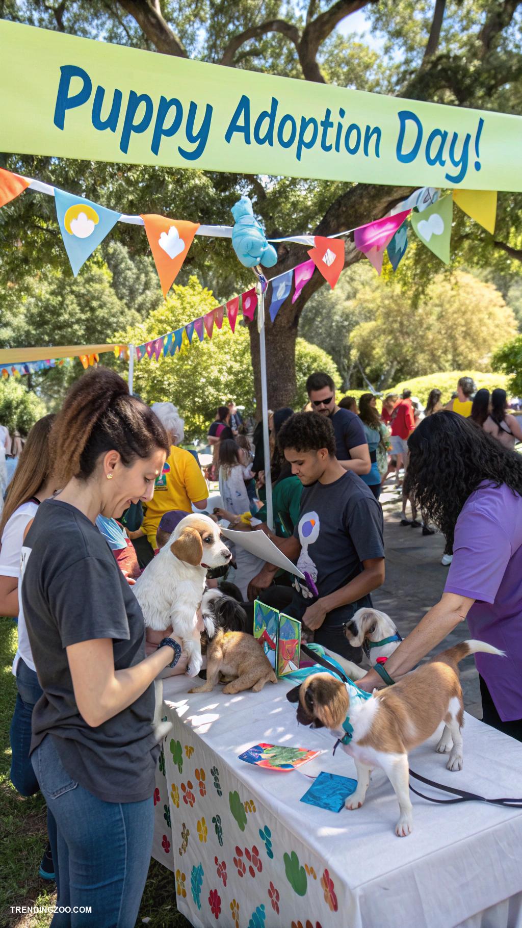 dog sanctuary ideas Create a puppy adoption event monthly
