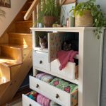 dresser cat house Open dresser with cat stairs