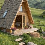 goat house ideas Wooden A frame goat lodge