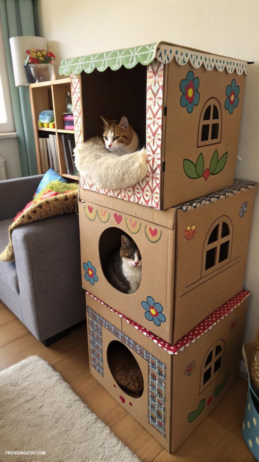 10 Purrfectly Cozy Homemade Cat House Ideas for Kitty