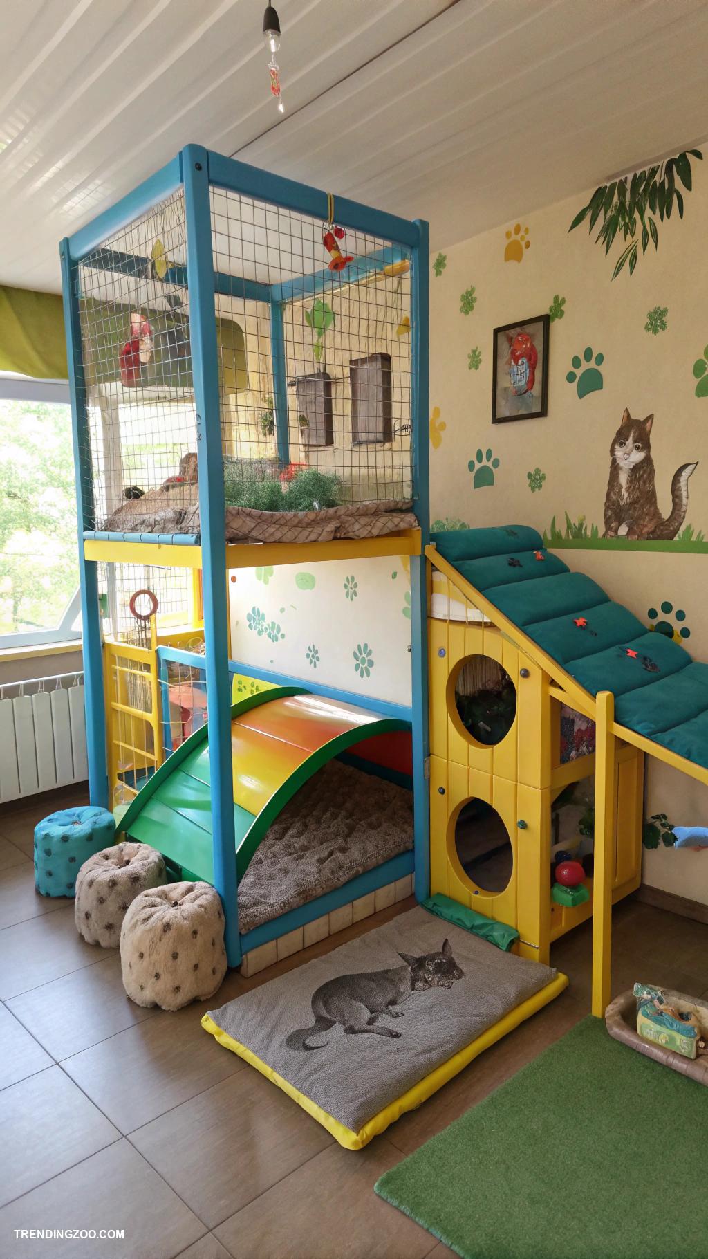 pet nook ideas Indoor pet playground structure