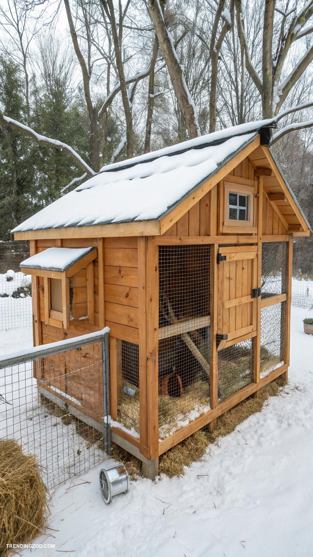 winterizing chicken coop Ensure proper ventilation for airflow